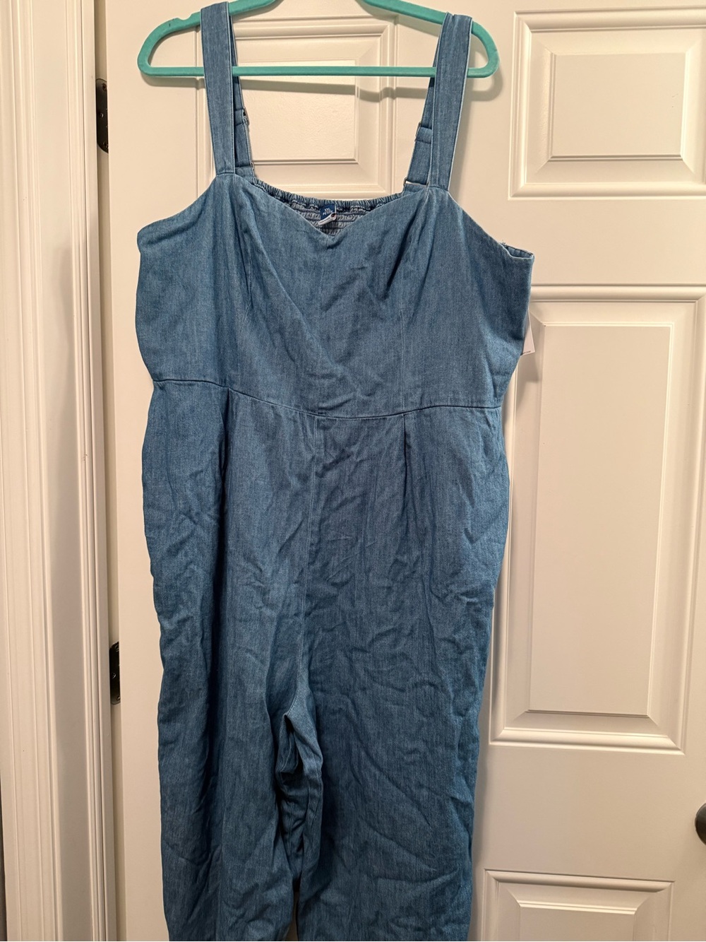 Old Navy Light Blue Denim Kids One-Piece Bodysuit